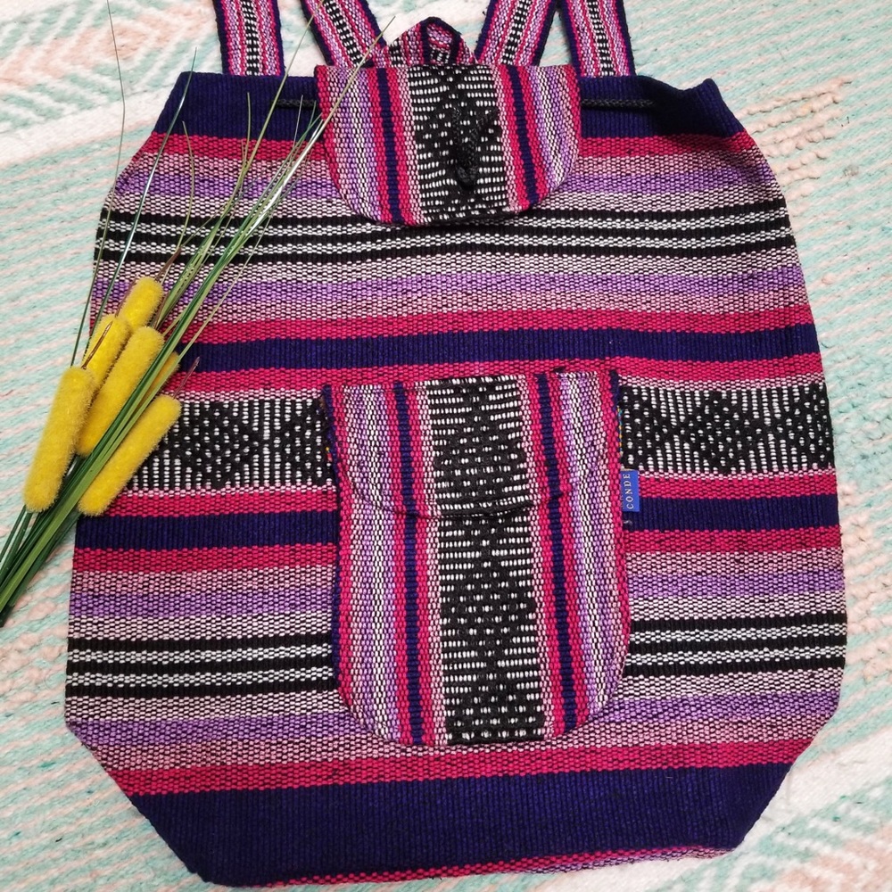 Woven Baja Backpack 🎒